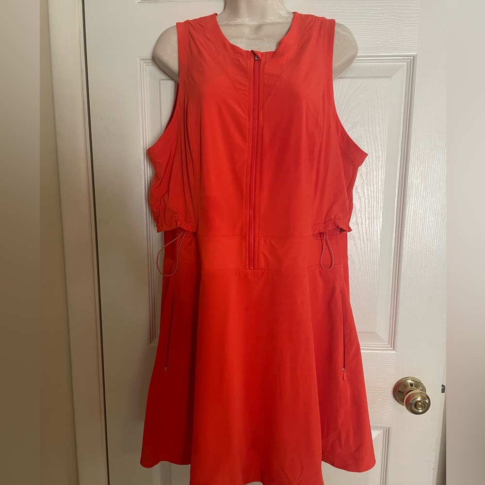 Athleta Vibrant Orange Dress